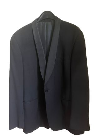 Vintage Smoking-Jackett, schwarz, 27
