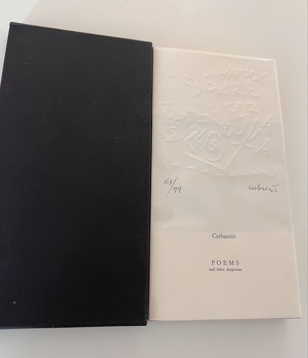 Libri: Corbaccio - Poems and three Drypoints - New – Nuovo (secondo la descrizione) da Zürich venduto da Vera_Ma