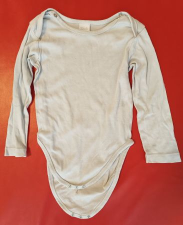 Smile Langarm Body Gr 86/92 Kinder Weiss