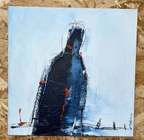 Gestalt im Schnee von Beat Hofer 2001     (ID XS40)