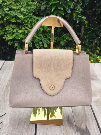 Louis Vuitton Capucines alte PM Grösse Farbe Galet /beige