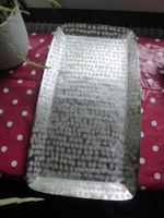 Sehr schöne grosse Metall  Deko Platte Schale