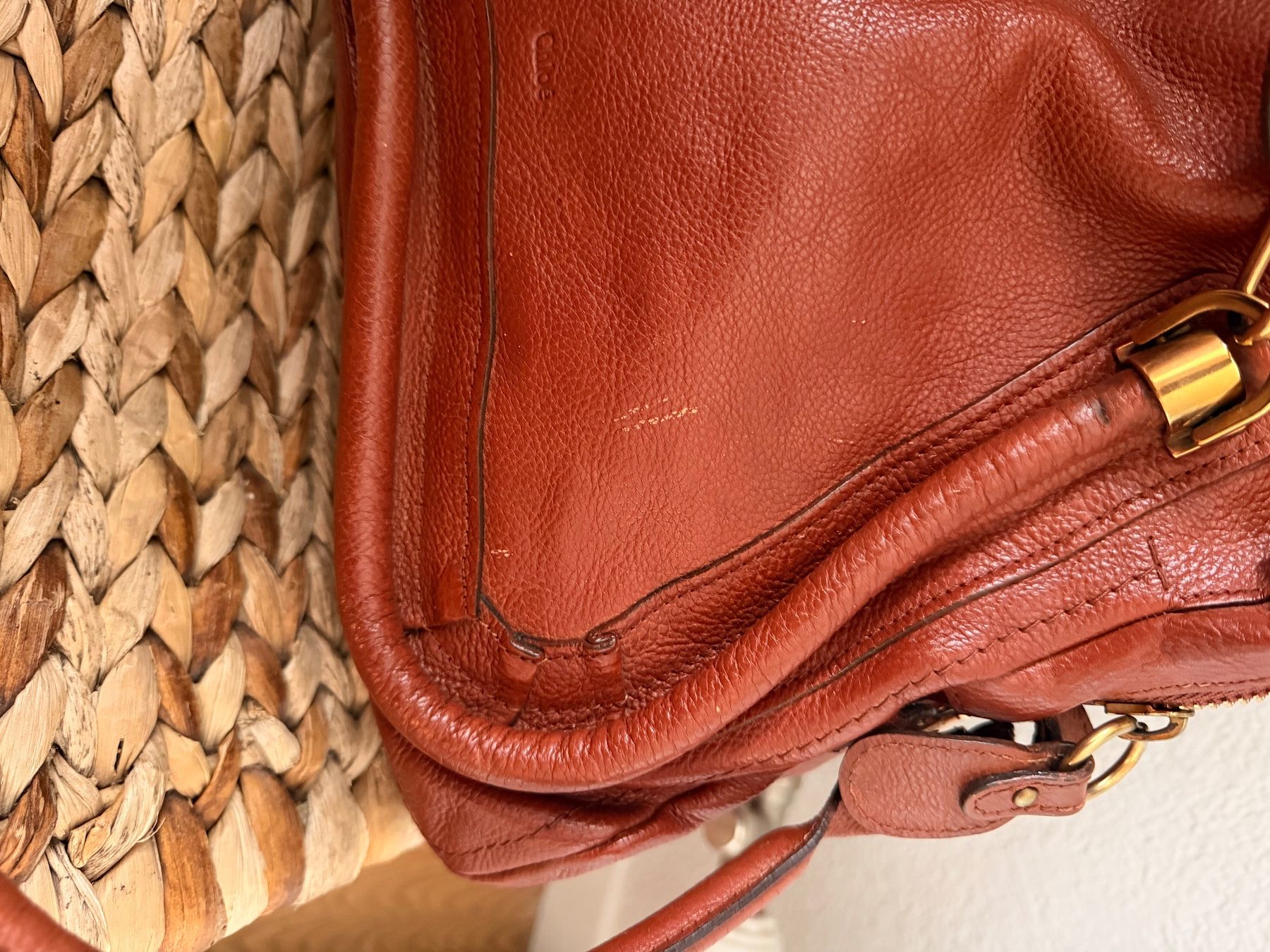 Chloé Taschen für Damen: Chloe Paratay Tasche rost – Gebraucht aus Samstagern von flowergirlshop 3