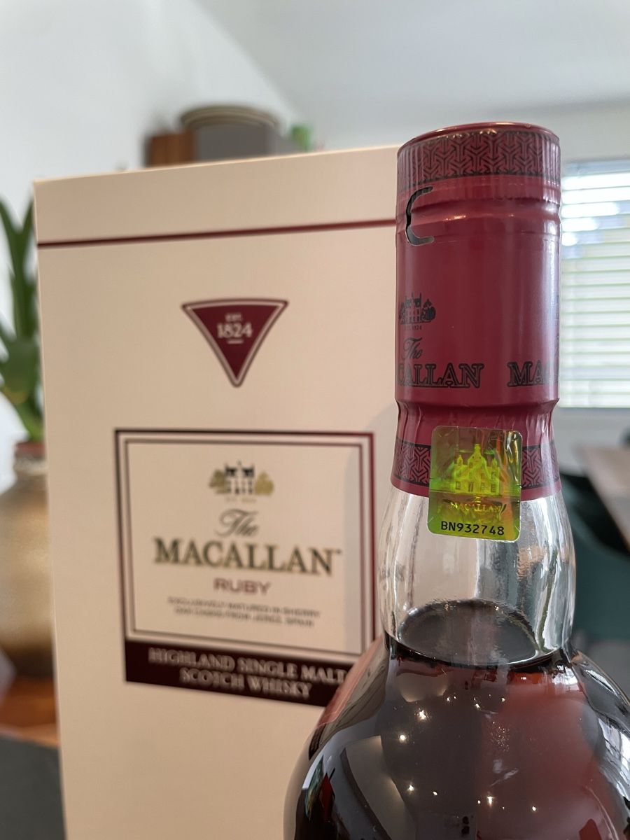 Macallan Bevande alcoliche: Macallan Ruby – Nuovo e nell'imballaggio originale da Therwil venduto da MRa77 4