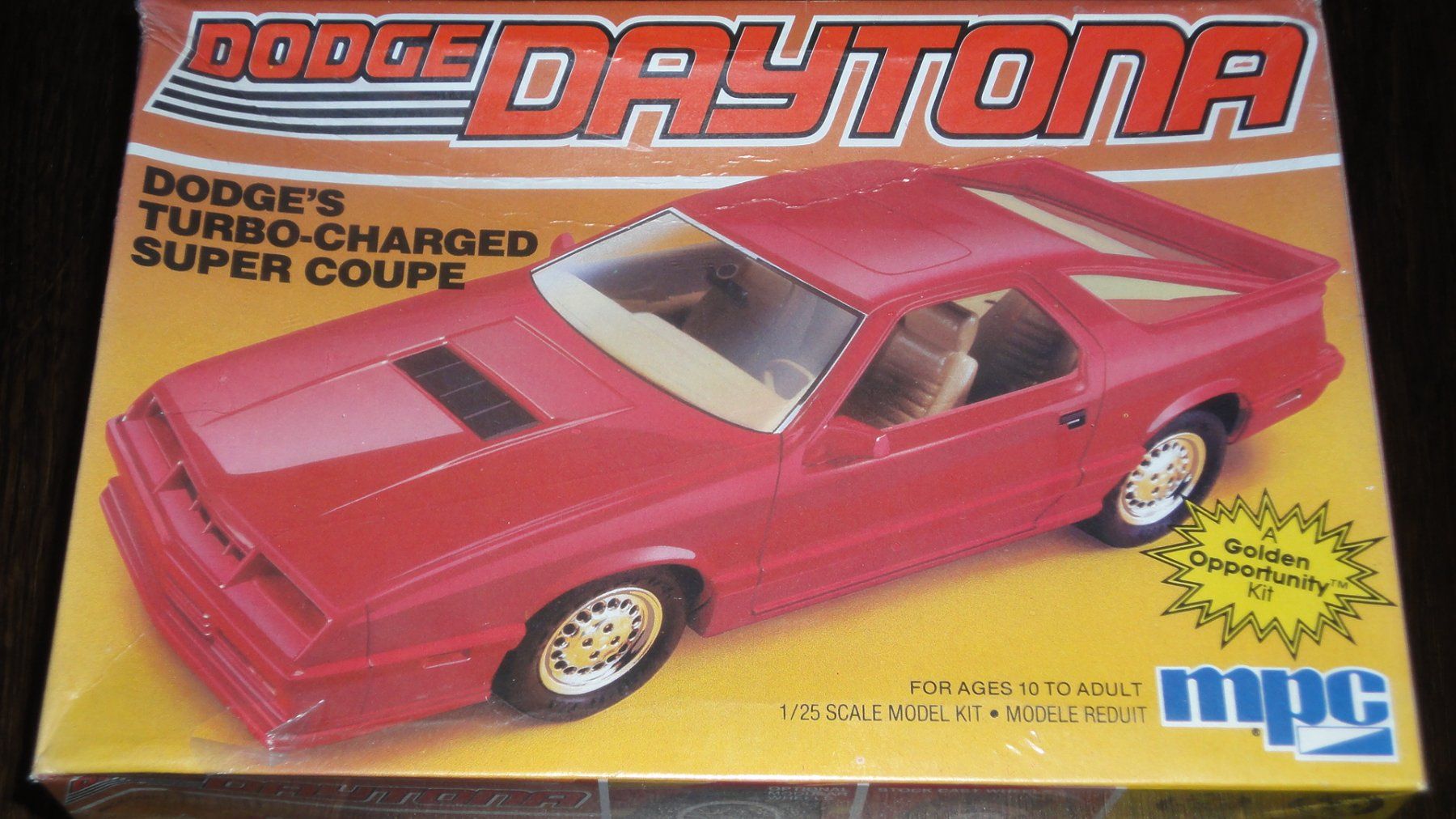 Modellbausätze & Standmodelle: MPC 1984 DODGE DAYTONA 1:25 – Neu und originalverpackt aus Frümsen von Malibu69