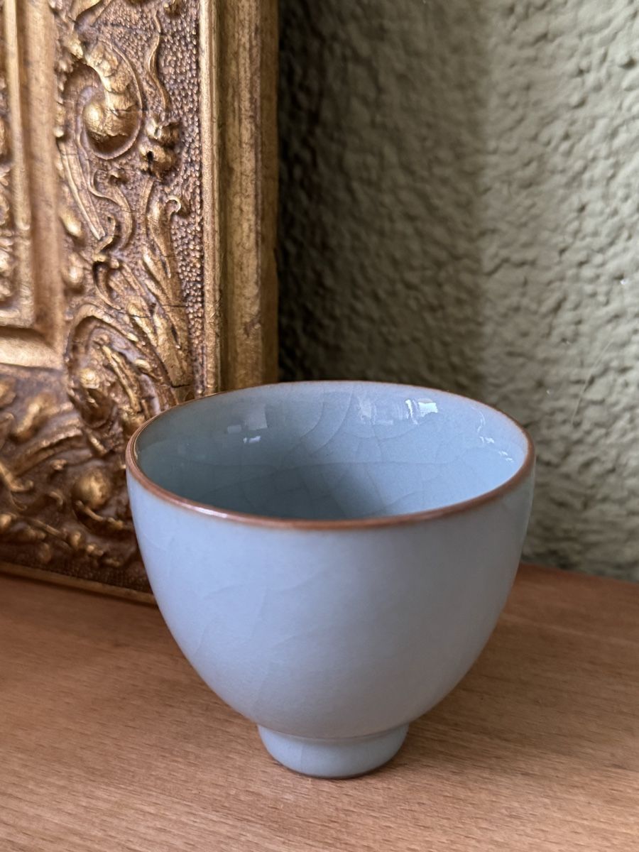 Tazze: Chinese Celadon Crackle Glaze Tea Cup -Original from Peking – Usato da Zürich venduto da olalinda 3