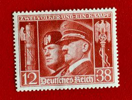 DEUTSCHES REICH DUE POPOLI HITLER MUSSOLINI BERLIN 1941**