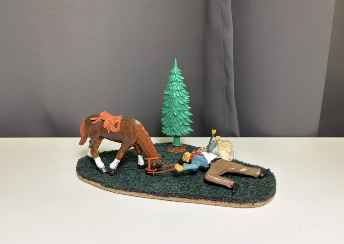 Giocattoli: Indianer  und Cowboy Figuren – Usato da Birrwil venduto da kaestli