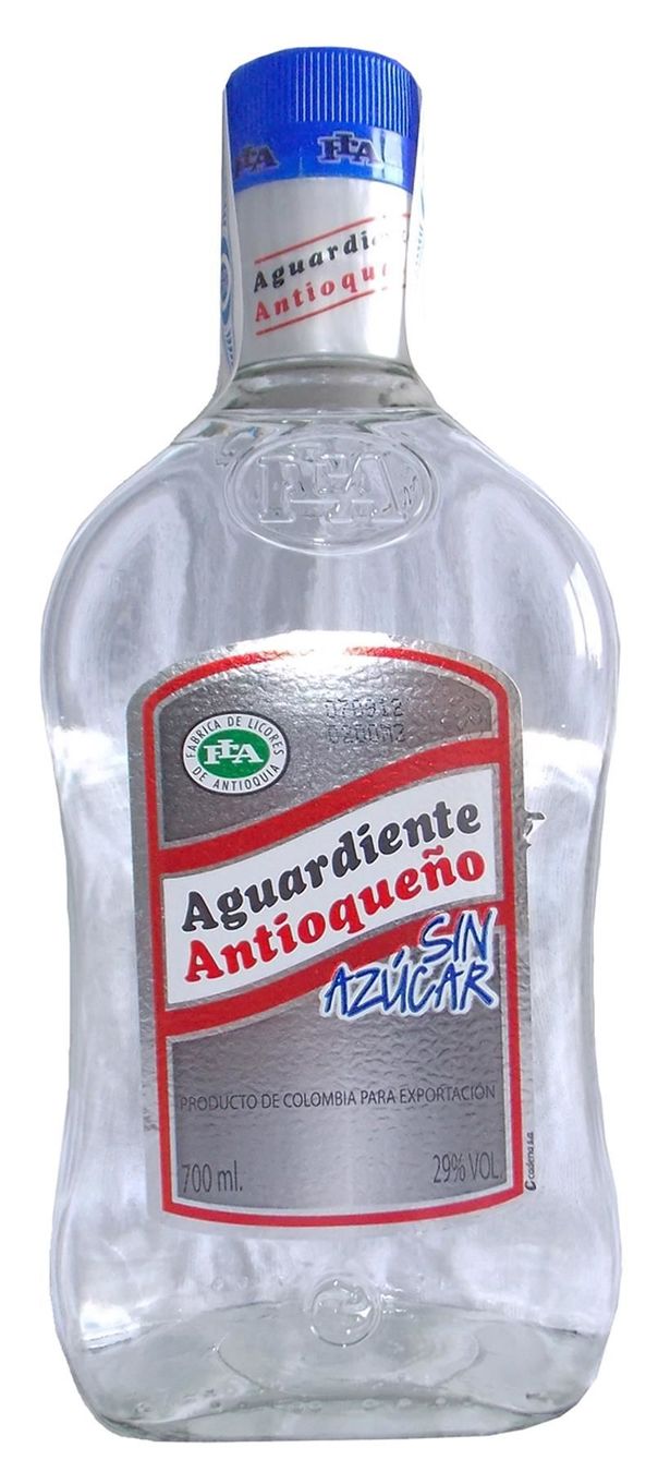 Bevande alcoliche: Aguardiente sin Azucar 29% Alk. - 700ml – Nuovo e nell'imballaggio originale da Horn venduto da lookatitgood
