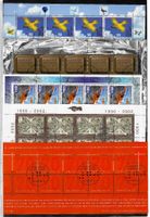 2001-2003, Lot 5 Kleinbogen gestempelt ET (14684)