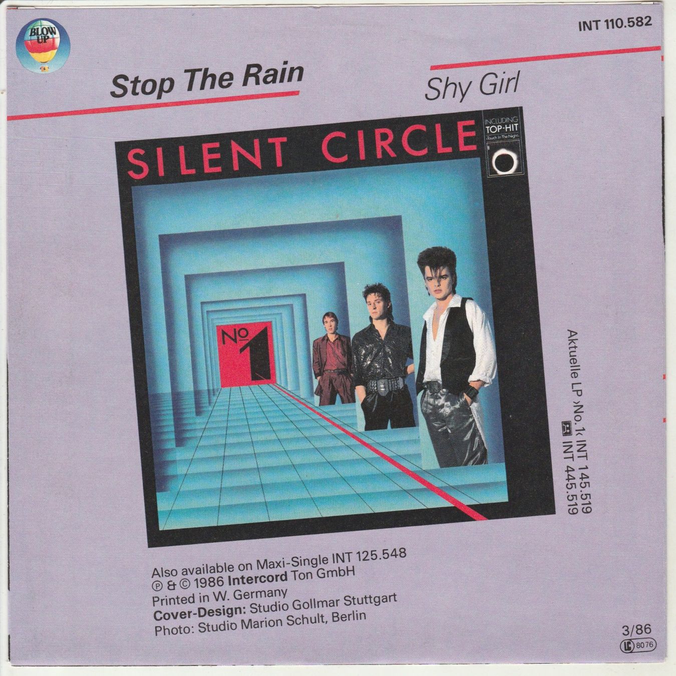 Dischi in vinile: Silent Circle - Stop the Rain 7" Red Vinyl 1986 – Usato da Tübach venduto da JamesStone 2