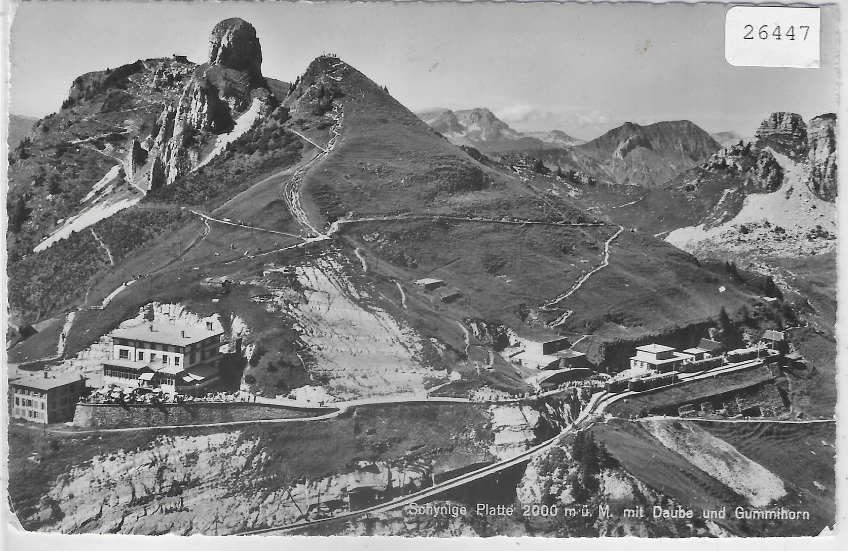 Cartoline postali: Schynige Platte mit Daube u. Gummihorn – Usato da Ettingen venduto da Kartenplanet