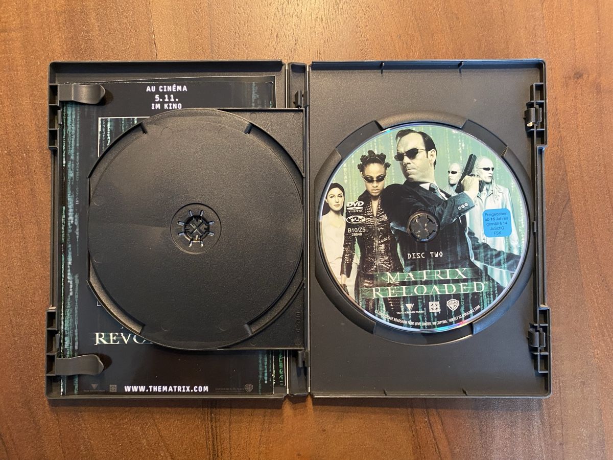 Tutti i DVDs: Matrix Reloaded DVD – Usato da Thunstetten venduto da Virus_33 2