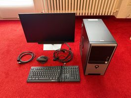 Business PC Komplett-Set Intel Eight Core i7-9700K, 8GB RAM