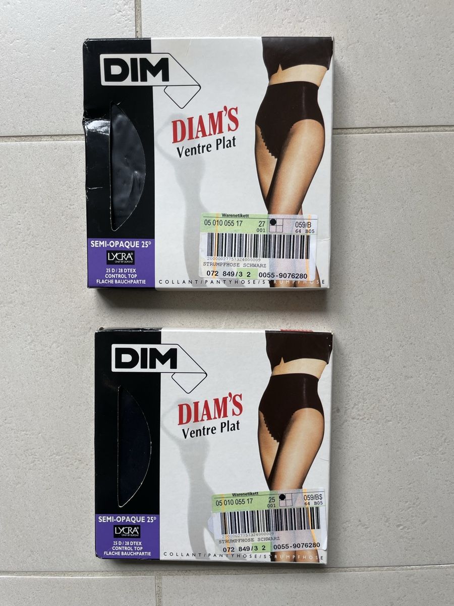 Dim Calze & Collant: 2x DIM Diam's Ventre Plat, Gr.s/m Originalverpackt – Nuovo e nell'imballaggio originale da Lindau venduto da Gybsi0