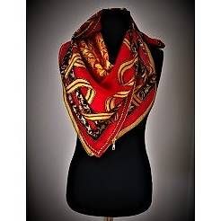 Seidenfoulards mit Reissverschluss-DESIGN Neu