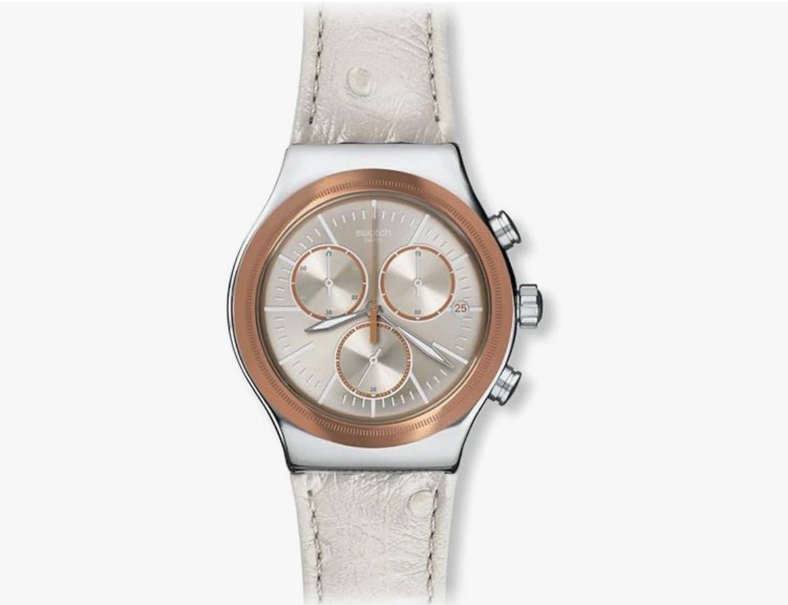 Swatch Orologi: Swatch Irony Chrono (albinostrich) – Nuovo (secondo la descrizione) da Biel/Bienne venduto da heureuxsansrien
