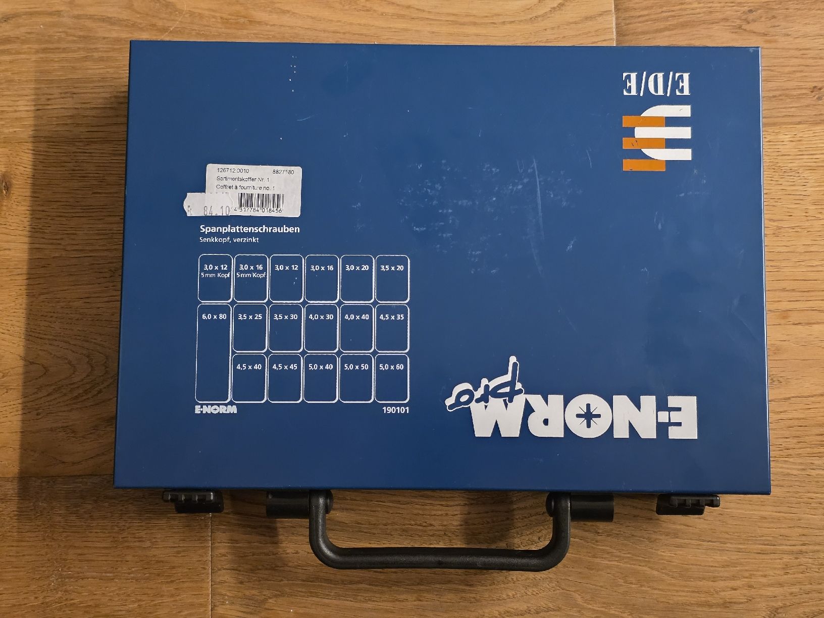 Tutti gli attrezzi: E-NORM Pro Sortimentskoffer Nr.1 Spanplattenschrauben 190101 – Nuovo (secondo la descrizione) da Kappel SO venduto da Ringhio82 2