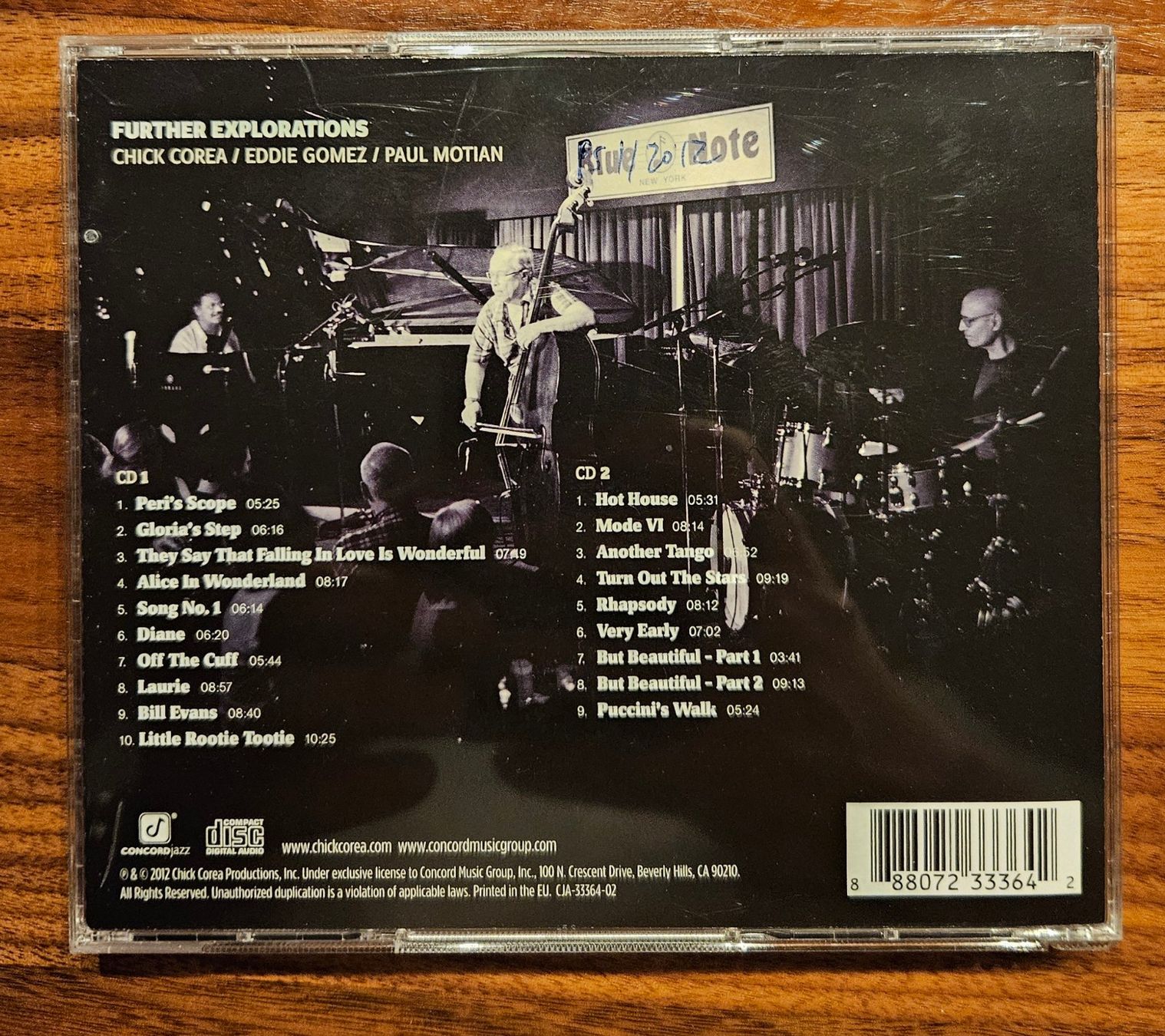 CDs: Jazz CD: Chick Corea "Further Explorations" (2 CDs) – Gebraucht aus Zürich von phillyboy2007 1