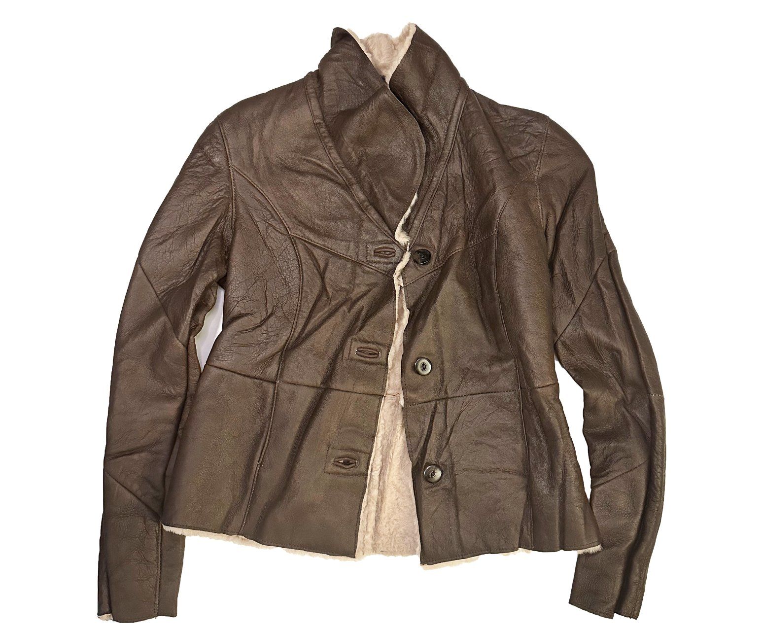 Vestes: Lederjacke mit australischer Schearling-Wolle – Neuf avec emballage d'origine à Gersau par LederjackenCH