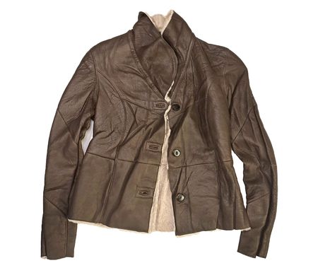 Lederjacke mit australischer Schearling-Wolle