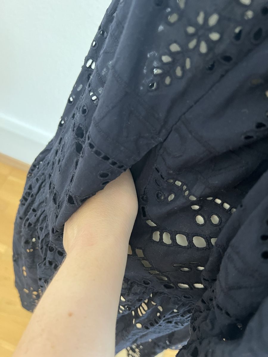 Vestiti: ANGOOR schwarzes Kleid Gr 36 Baumwolle  – Usato da Basel venduto da Bettybooo 3