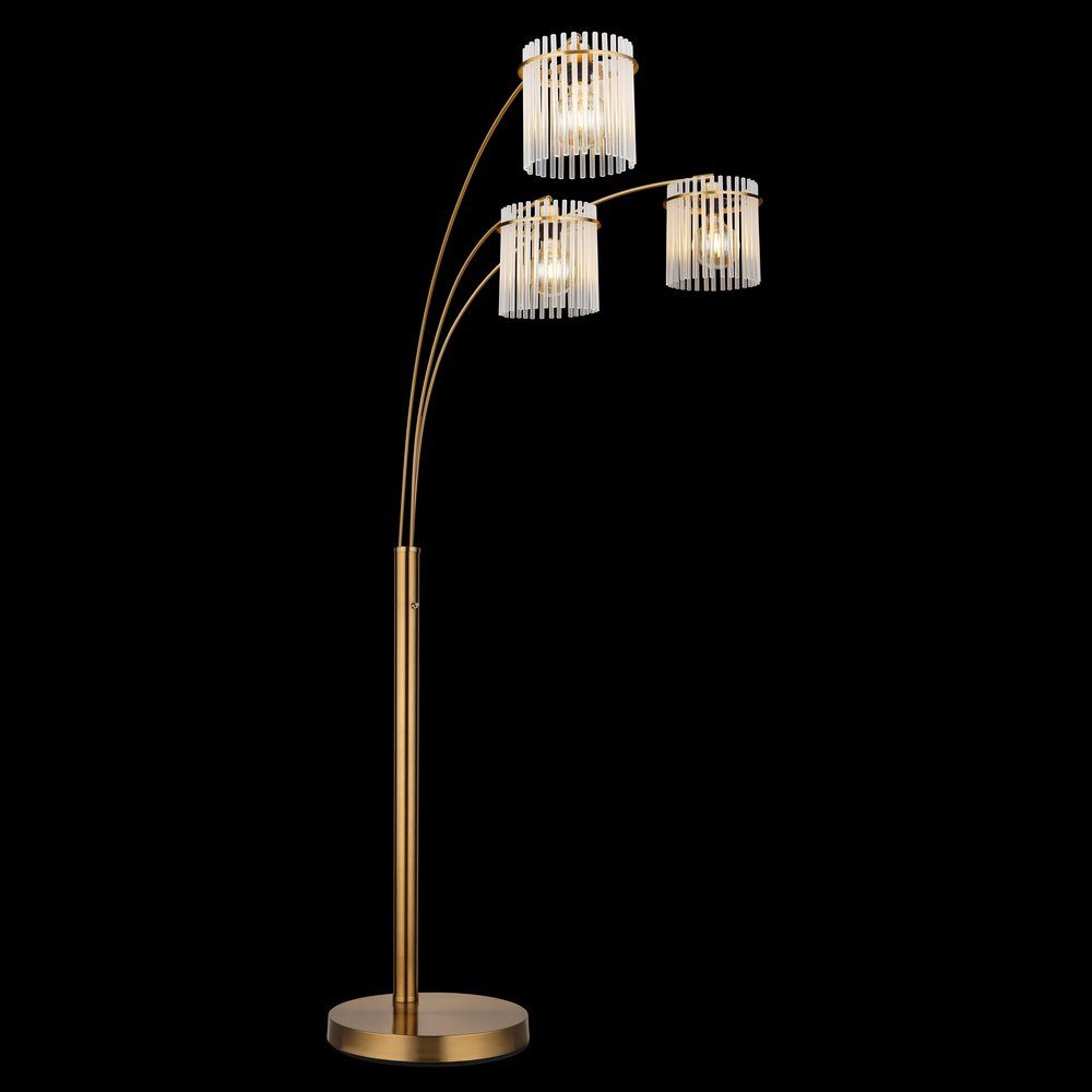 Lampade: Stehleuchte, Gold, Glas, 180 cm Höhe – Nuovo (secondo la descrizione) da Kreuzlingen venduto da Smart-Light 2
