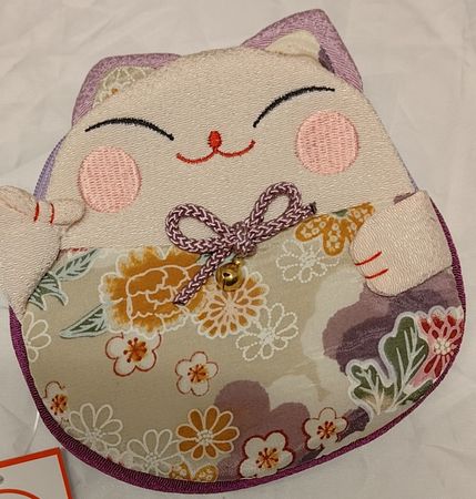 Adorable Japanese Lucky Cat Purse