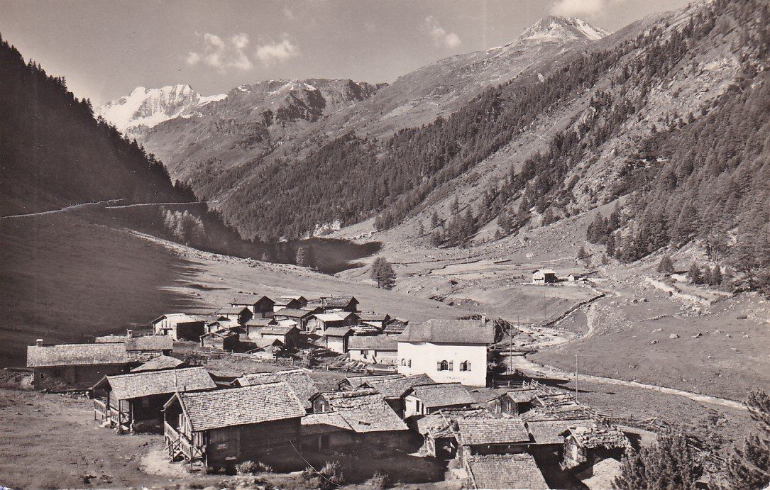 Cartoline postali: Gruben  VS  im Turtmanntal  -    5 diverse Ansichtskarten – Usato da Brig venduto da Valcards54 3