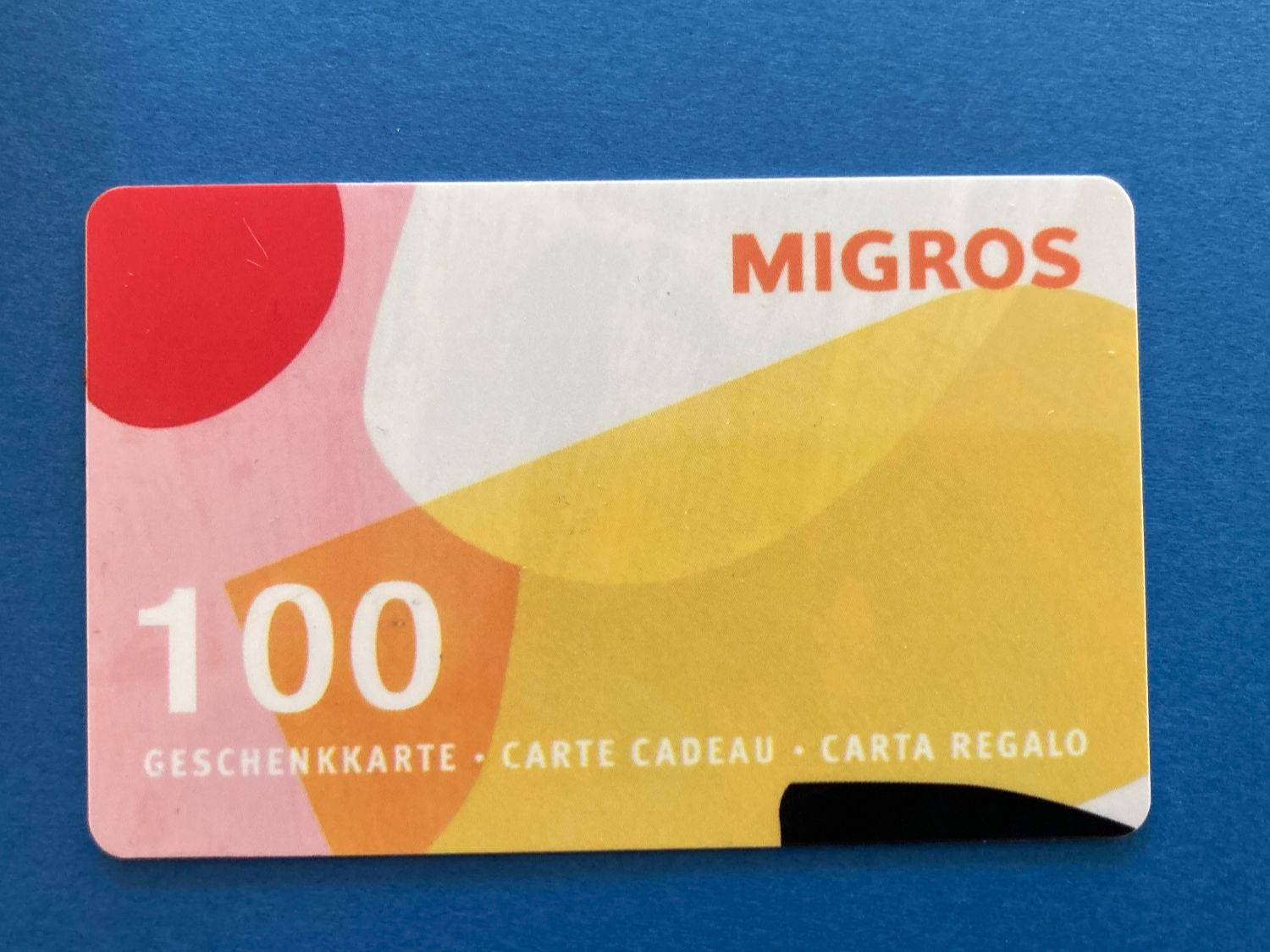 Karten: Migros Geschenkkarte leer – Gebraucht aus Schüpfheim von Seerose80
