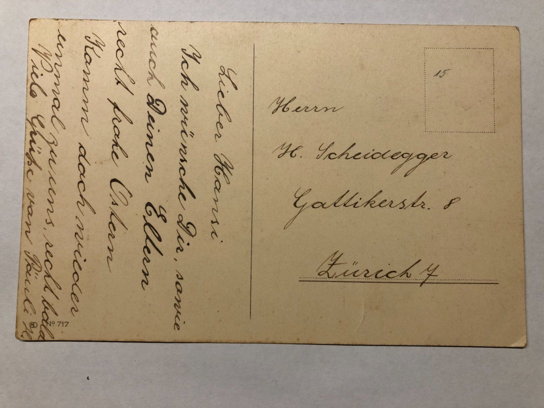 Cartoline postali: Herzliche Ostergrüsse - Hase mit Riesenei – Usato da Pfäffikon ZH venduto da Waltoversand 1