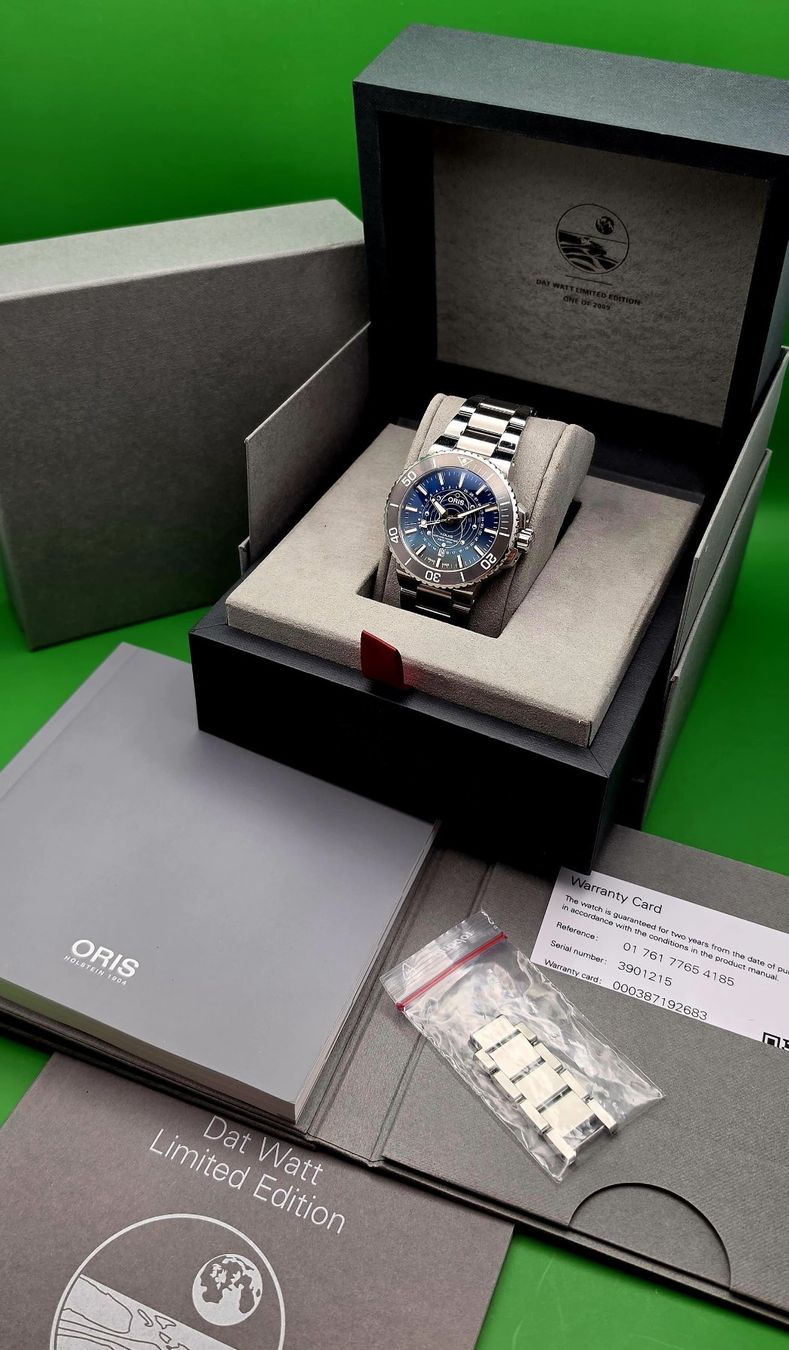 Oris Orologi: ORIS AQUIST  DAT WATT LIMITED EDITION DATE NORTHERN HEMISPHE – Nuovo (secondo la descrizione) da Neftenbach venduto da Taschen-Uhren 8