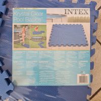 10x neue einzelne Intex Puzzle Schaumunterlagen blau