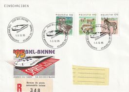 Tag der Briefmarke 1995, BIEL-BIENNE, Umschlag