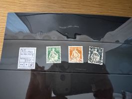 Helvetia mit Schwert 113y/140y und 141y