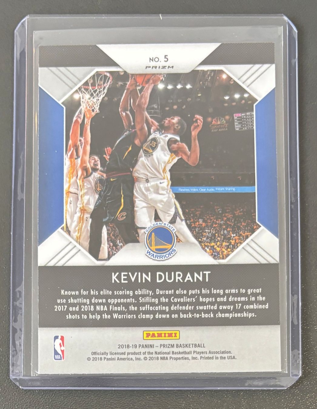 Nba Carte collezionabili: NBA Kevin Durant 2018 Silver Prizm Parallel Savage Warriors – Nuovo (secondo la descrizione) da Muri b. Bern venduto da winningloser 1