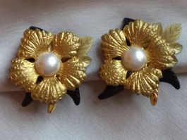 Vintage Top Luxus Ohrclips 50er Jahre