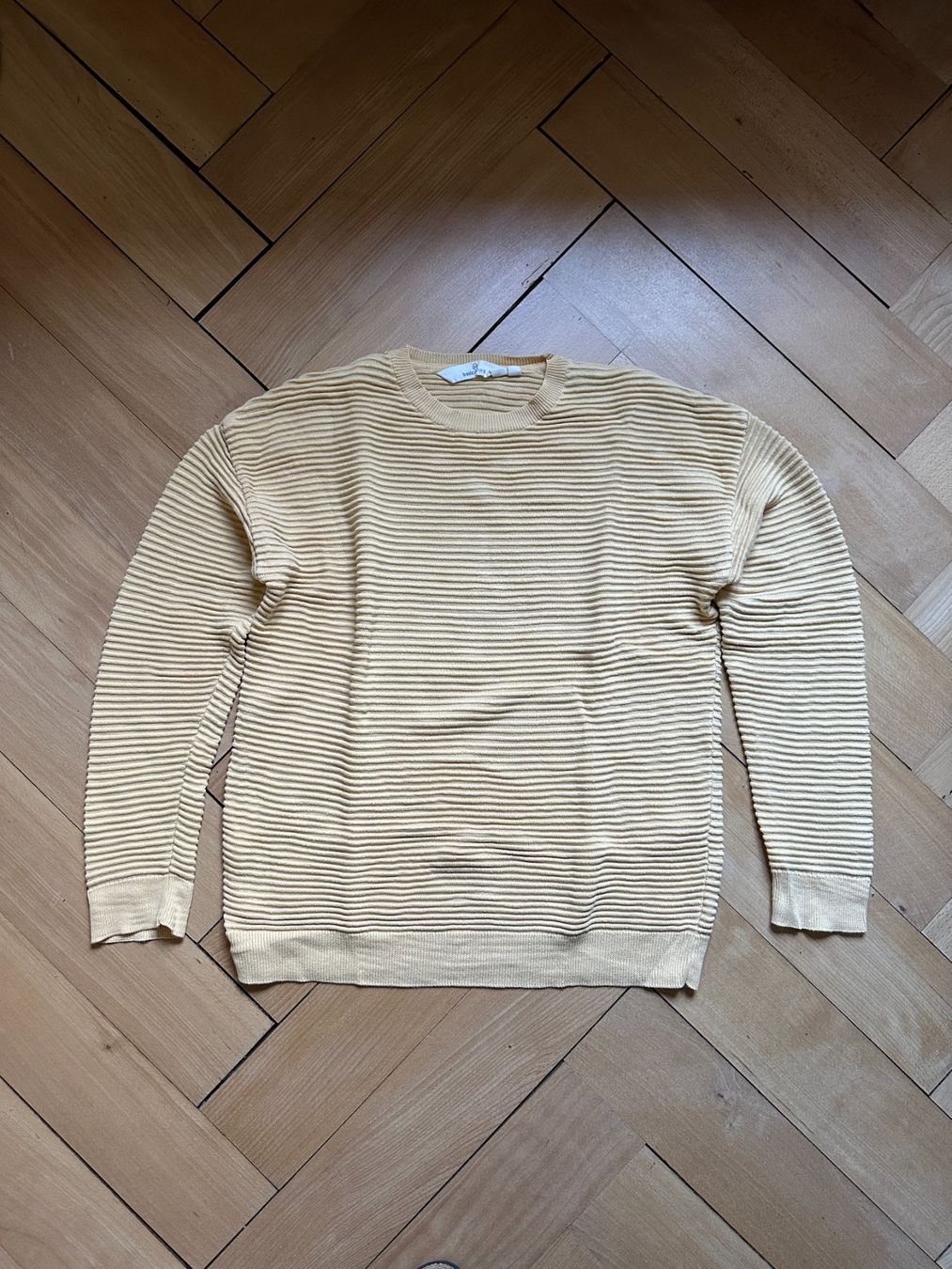 Pulls & Sweat-shirts: BASIC APPAREL - Strickpullover gelb S – D'occasion à Zürich par Diazaio