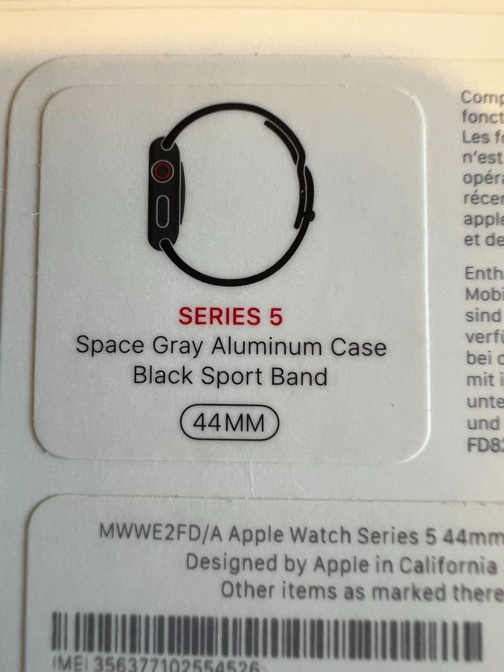 Apple Smartwatch: Apple Watch Series 5 – Usato da Uster venduto da Stoessda 3