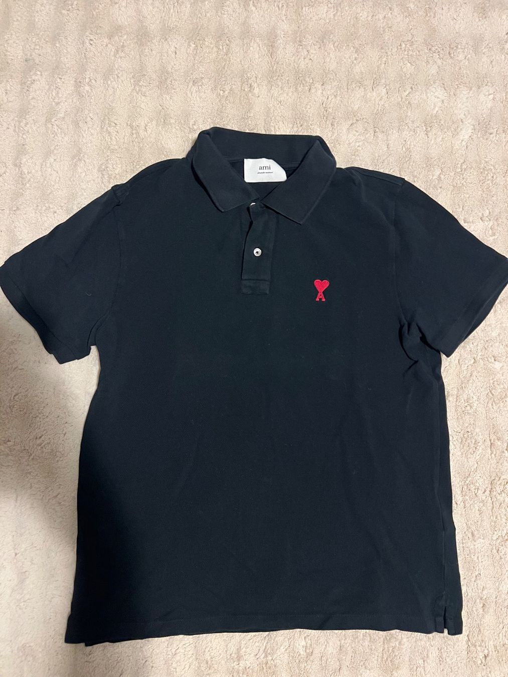 Polo-Shirts: Polo Ami Paris noir – Neu (gemäss Beschreibung) aus Dompierre FR von col_wyq2
