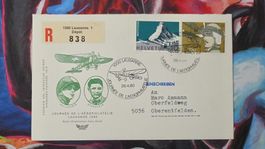CL36 Enveloppe + Timbre Suisse - Theme Aviation 1980