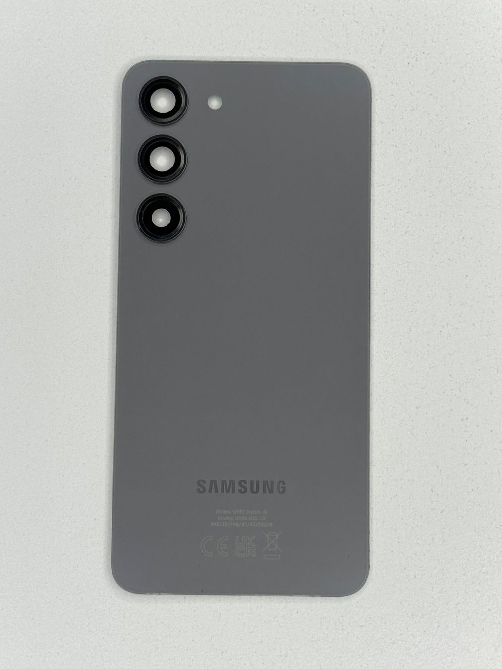 Samsung Handys / Smartphones: Vitre arrière Originale Samsung S23 Gris Galaxy – Gebraucht aus Zug von ElPhone