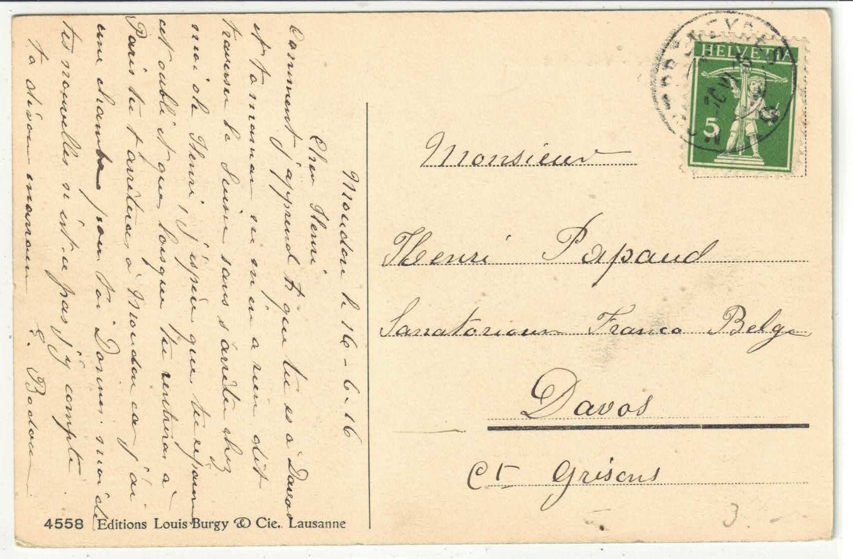 Cartes postales: Moudon - Vue generale – D'occasion à Ettingen par Kartenplanet 1