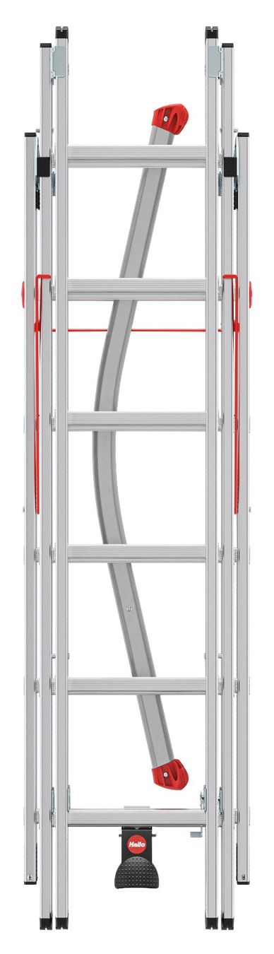 Hailo Scale: Hailo S100 ProfiLOT 2x6 + 1x5 Sprossen – Nuovo e nell'imballaggio originale da Erlinsbach venduto da Home-World 3