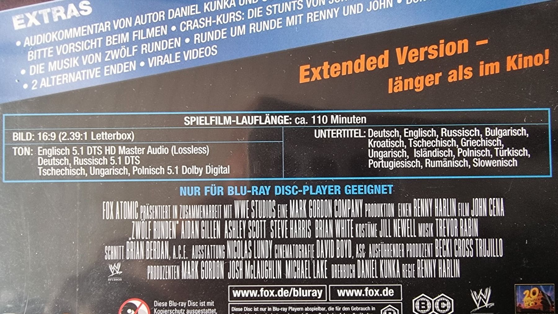 Tutti i DVDs: Blu Ray - Zwölf Runden / John Cena – Usato da Oetwil am See venduto da fineli2 1