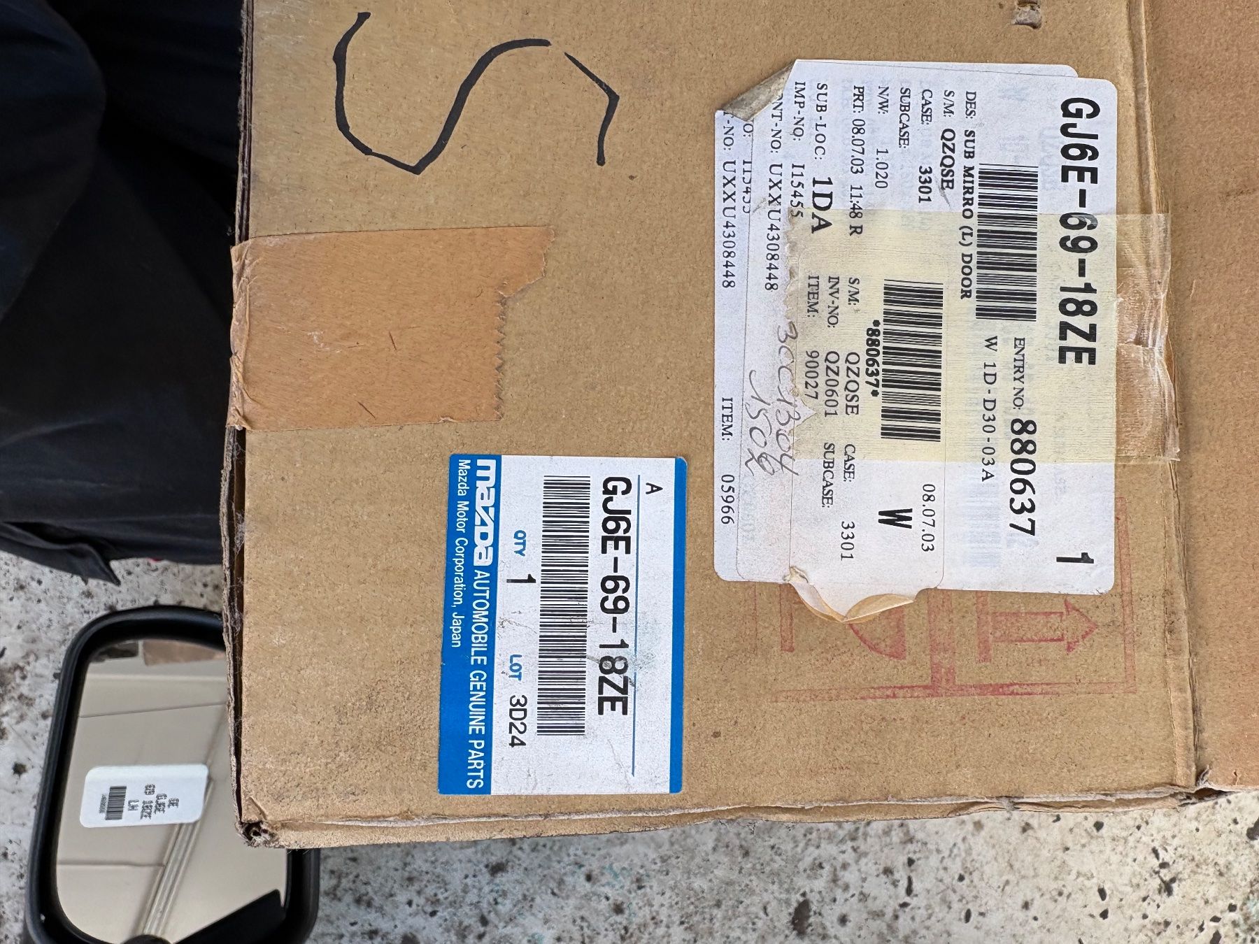 Tutti pezzi di ricambio auto: Rückspiegel Mazda 6 – Usato da Heimenschwand venduto da source69 2