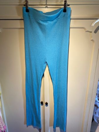 STOFFHOSE HELLBLAU,DAMEN