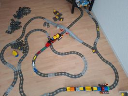 Grosses Lego Duplon Eisenbahn Set