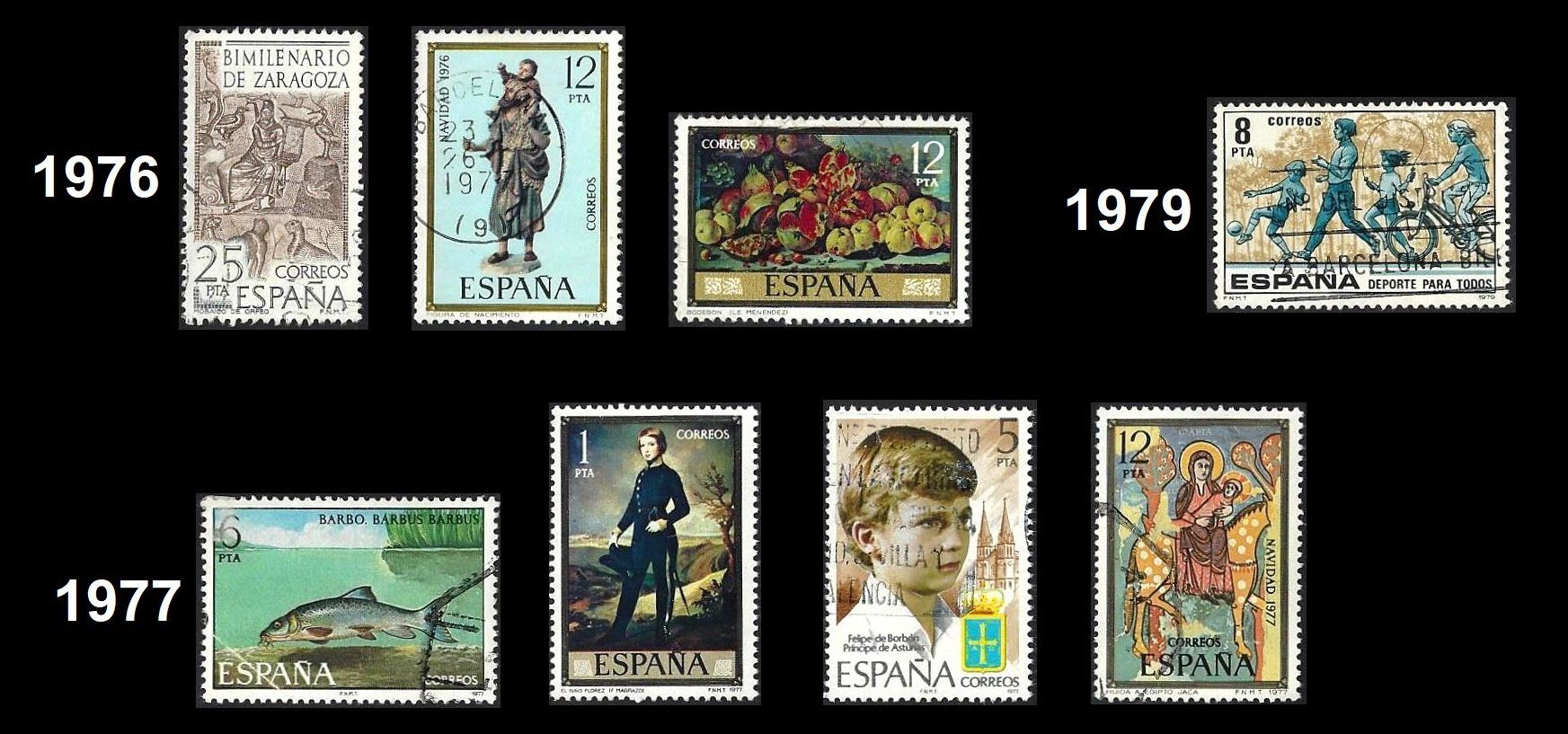 Tutti i francobolli: Spanien, 1936-1978, interessantes Lot – Usato da Baar venduto da miam8 4