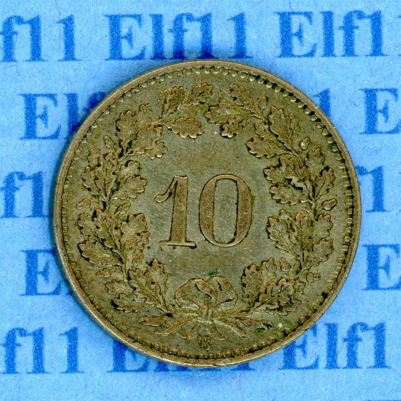 Tutti le monete: CHF___0.10 1871 vz 10 Rappen – Usato da Widnau venduto da Elf11 1